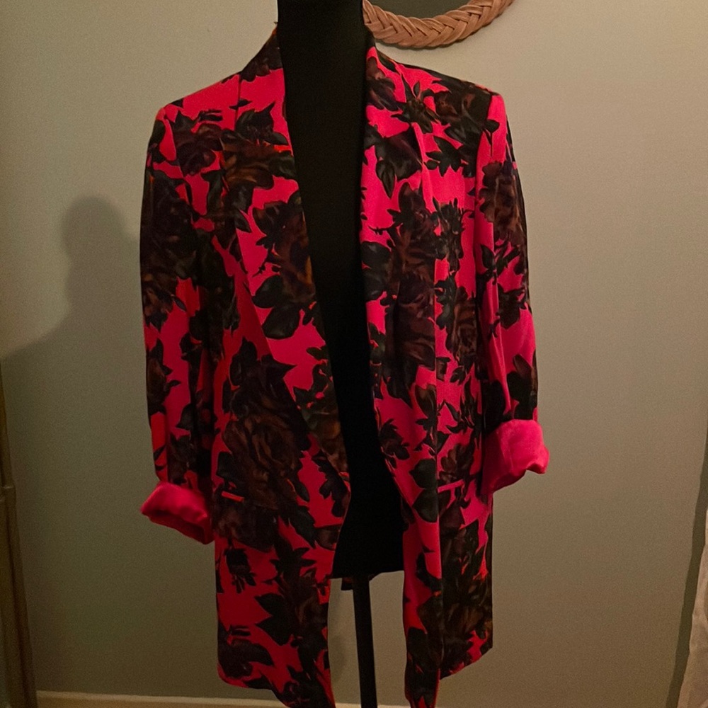 Zara basic Women blazer jacket us M